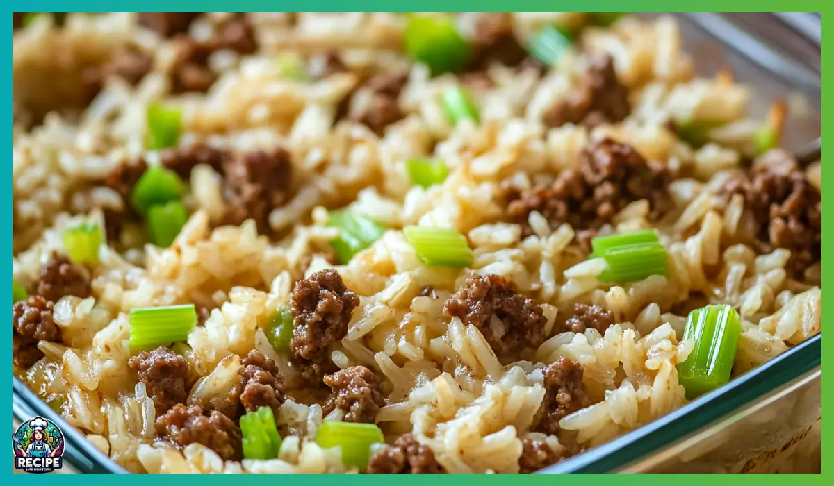 Hamburger & Rice Casserole