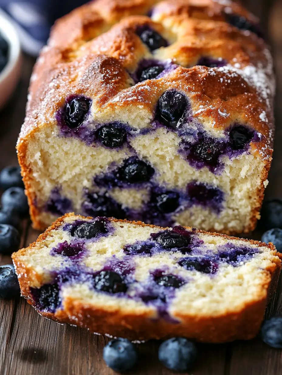 Blueberry Cream Cheese Bread