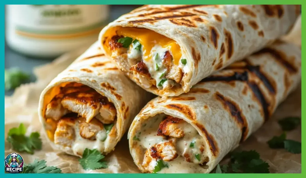 Crispy Chicken Ranch Wraps