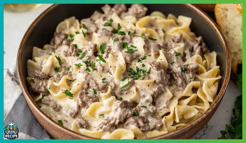 Ground Beef Stroganoff