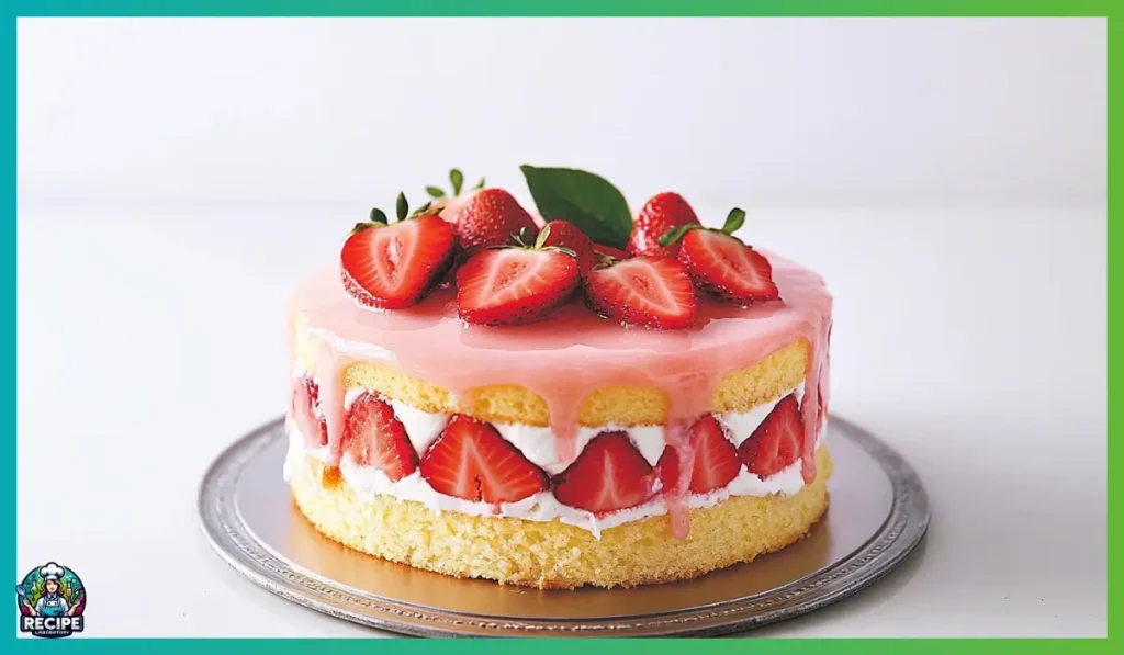 Strawberry Sponge Cake