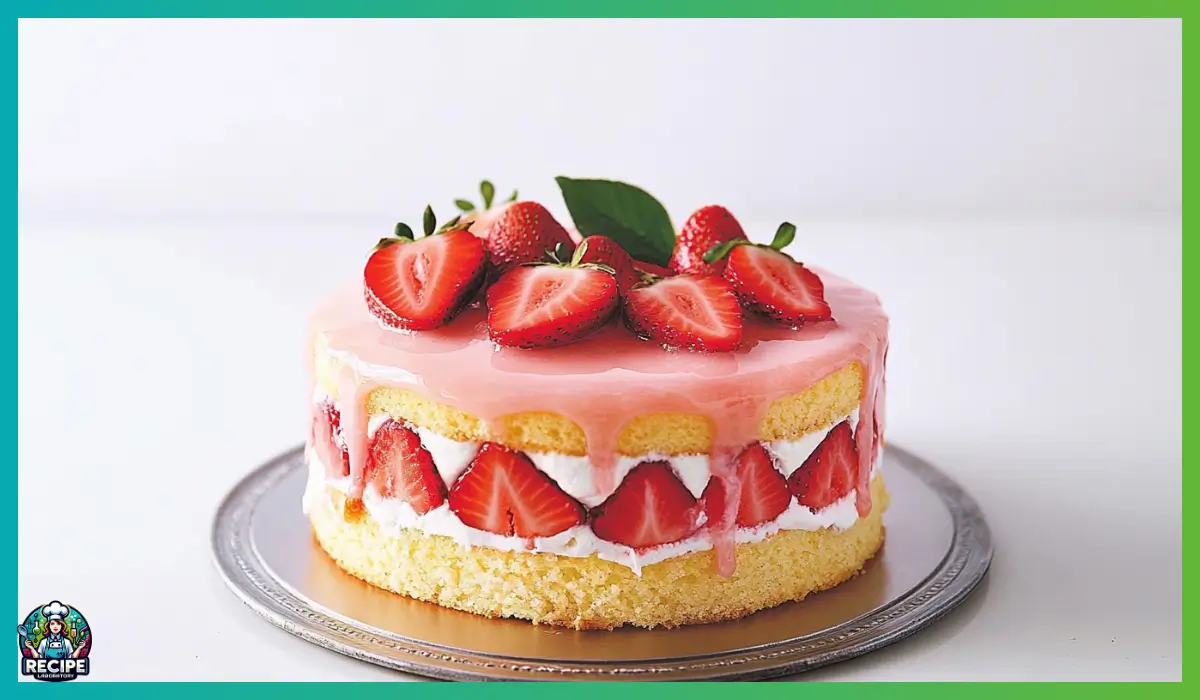 Strawberry Sponge Cake