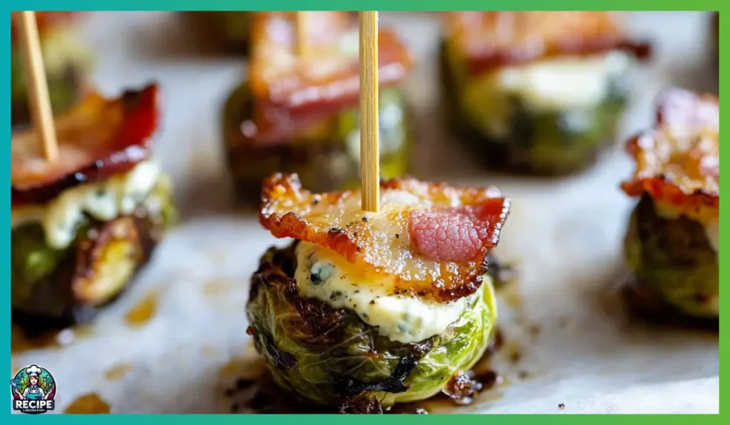Cheesy Brussels sprouts bites