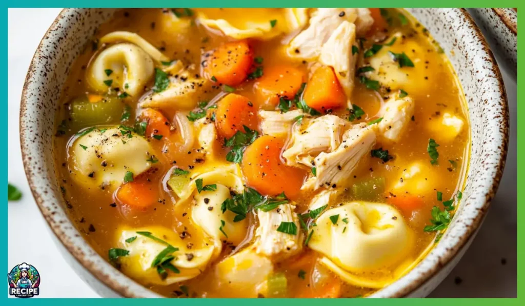Easy Chicken Tortellini Soup