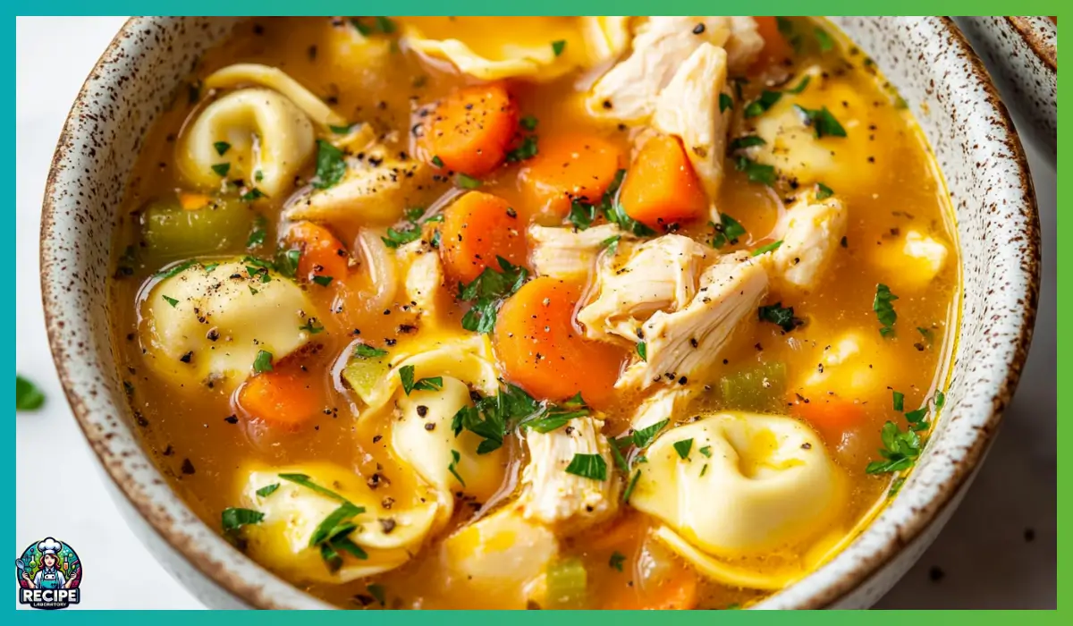 Easy Chicken Tortellini Soup