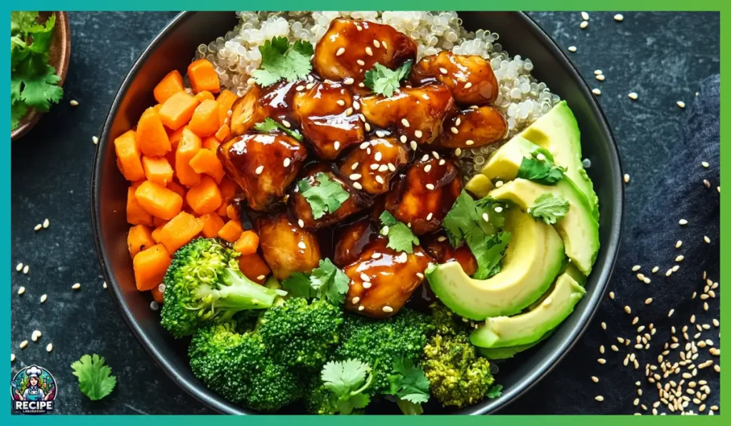 Sticky Chicken Rice Bowls