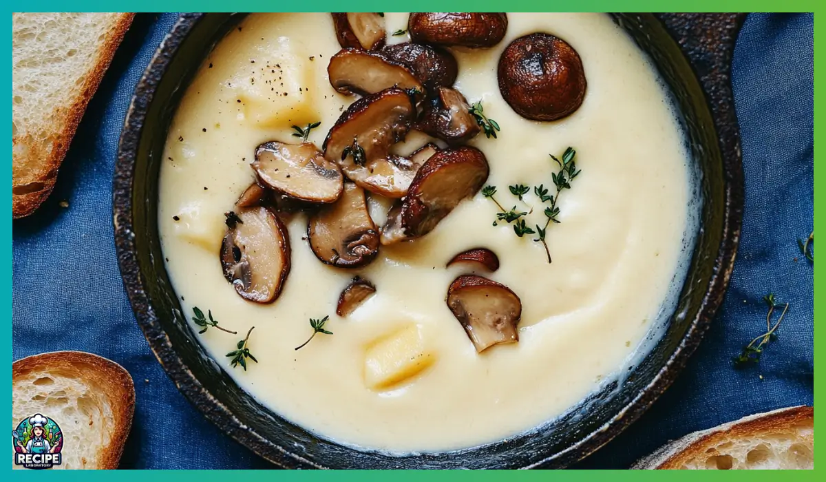 Mushroom and Gouda Fondue