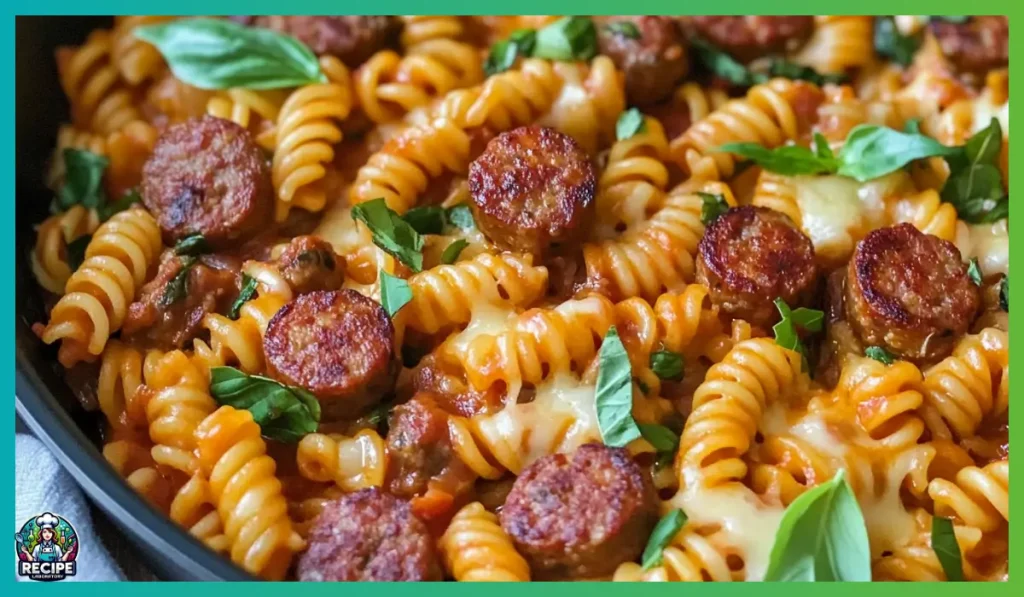 One-Pot Cheesy Sausage Pasta