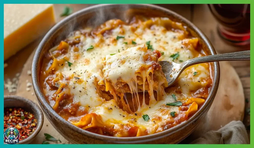 Lasagna soup