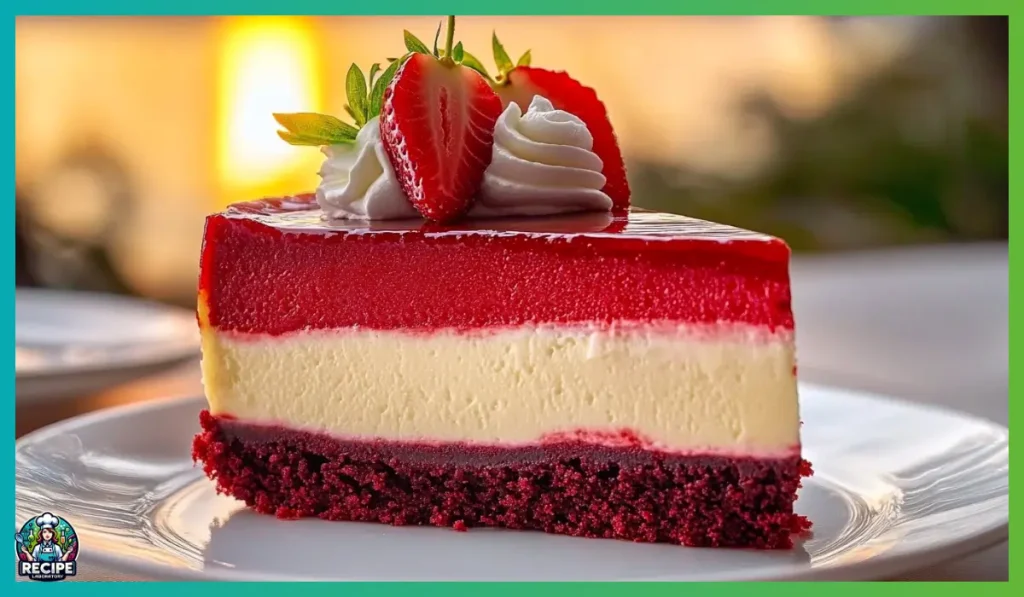 Strawberry Red Velvet Cheesecake