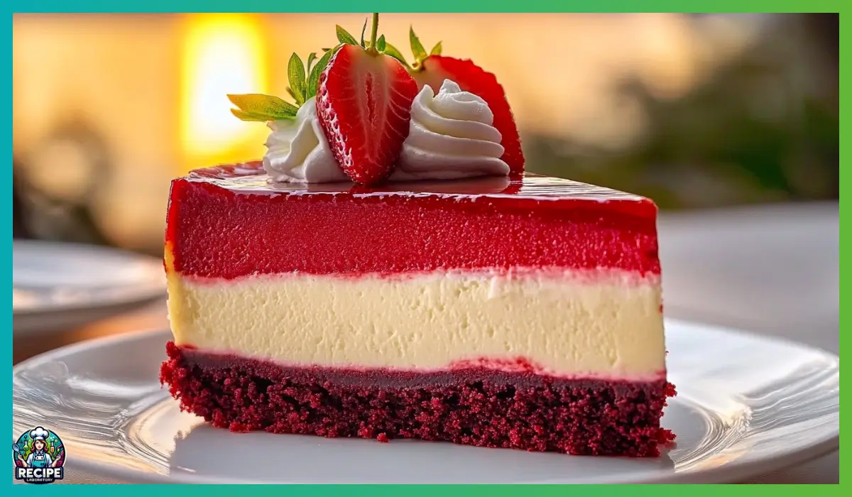Strawberry Red Velvet Cheesecake