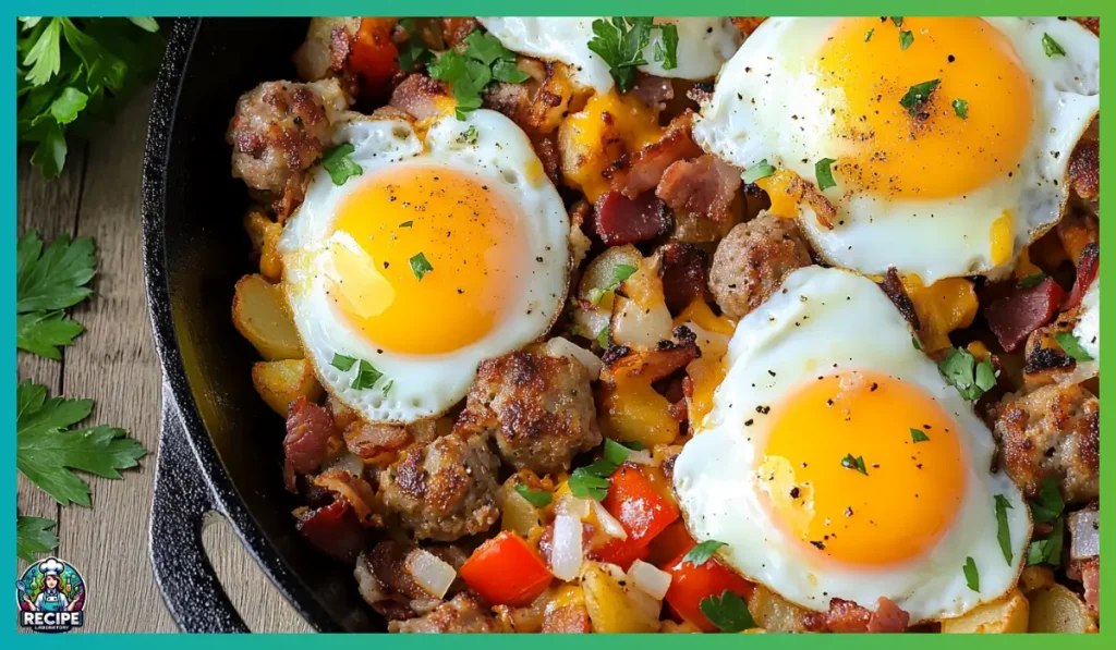 Simple Loaded Breakfast Skillet