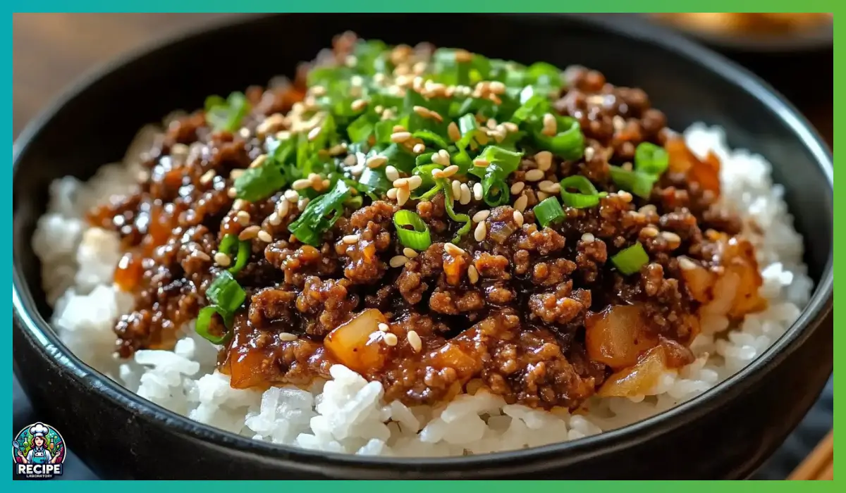 Korean Ground Beef Bowl