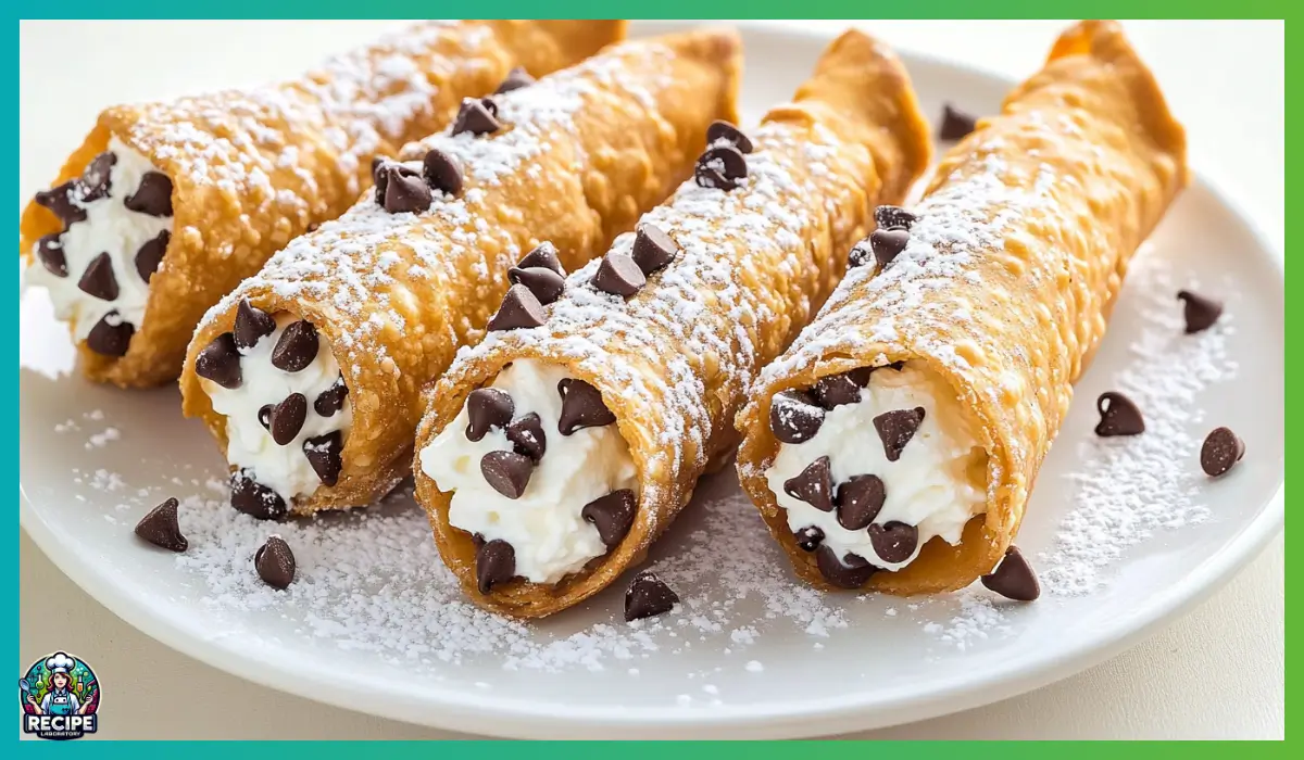 Easy 5-Ingredient Cannolis