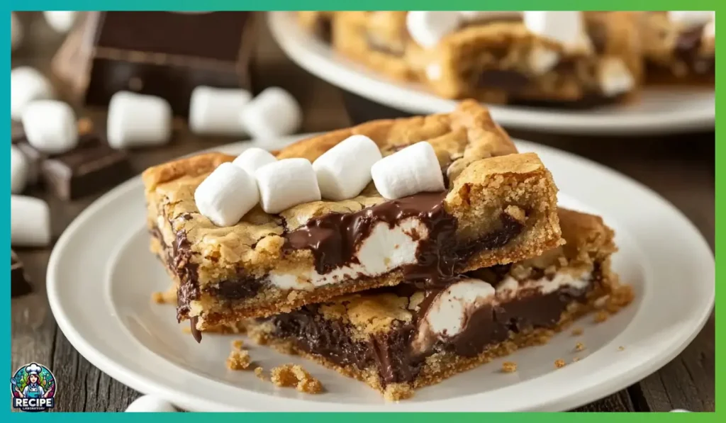 S’mores Cookie Bars