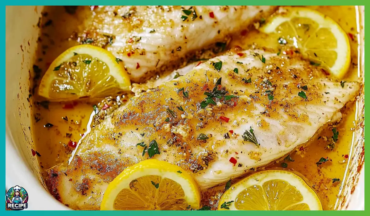 Garlic Butter Baked Tilapia
