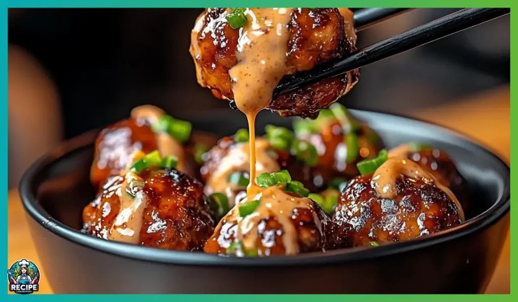 Korean BBQ Meatballs