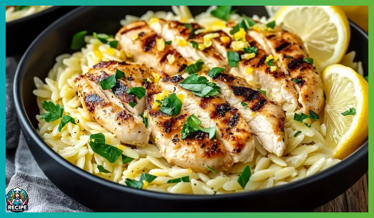 Lemon Chicken Orzo Recipe