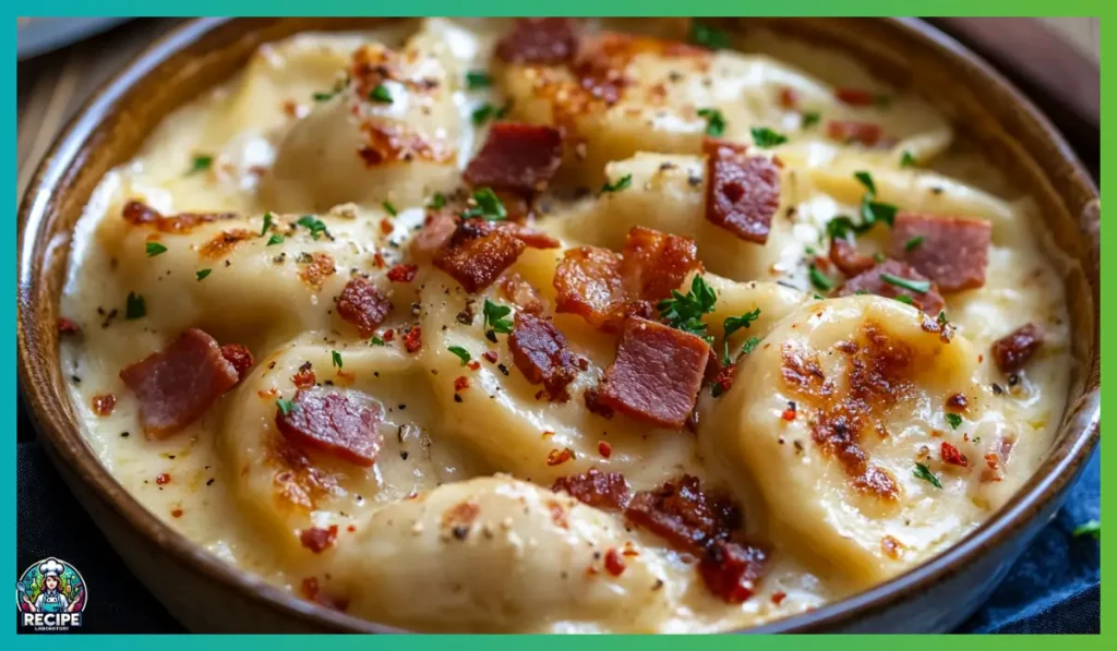 Crockpot Pierogi Casserole