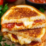 Pizza grilled cheese