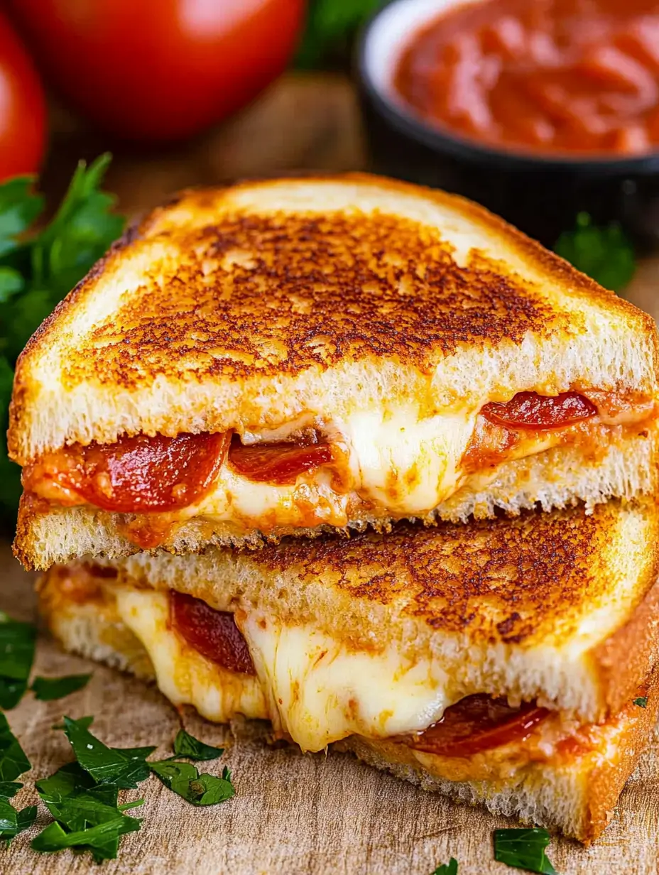 Pizza grilled cheese