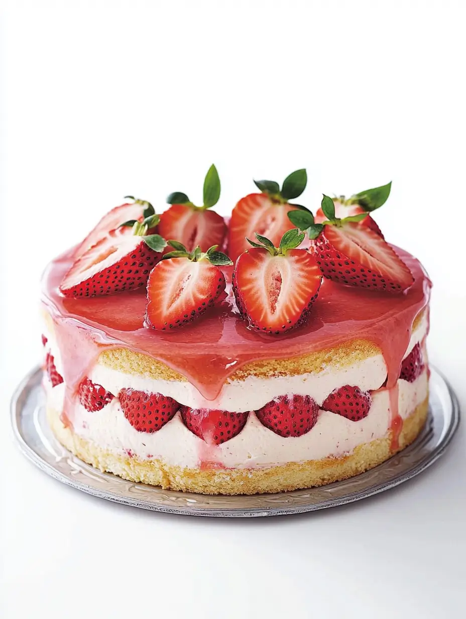 Strawberry Sponge Cake