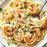 Garlic Parmesan Shrimp Pasta