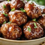 Honey BBQ Crockpot Meatballs