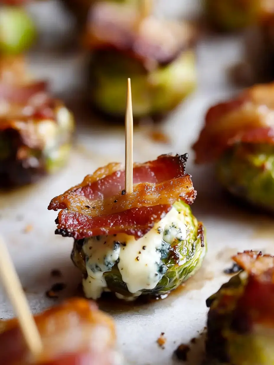 Cheesy Brussels sprouts bites