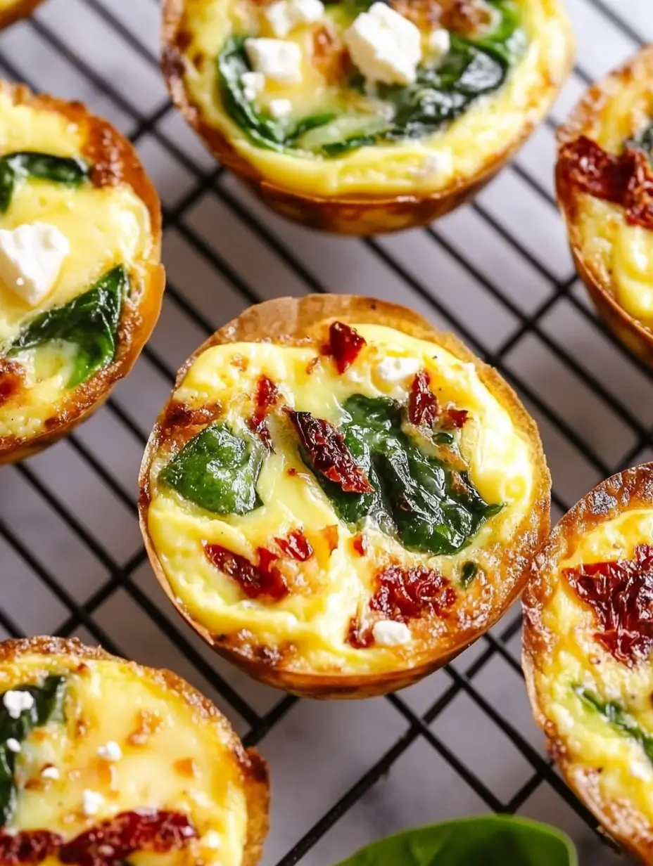 Spinach Feta Egg Cups