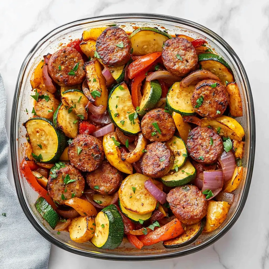 Cajun Sausage & Vegetables
