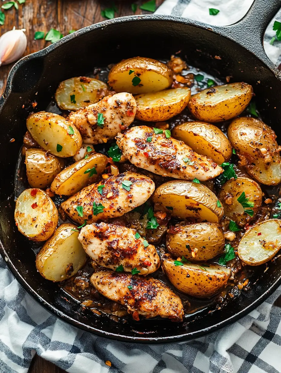 Garlic Butter Chicken Skillet