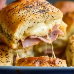 Cheesy turkey sliders