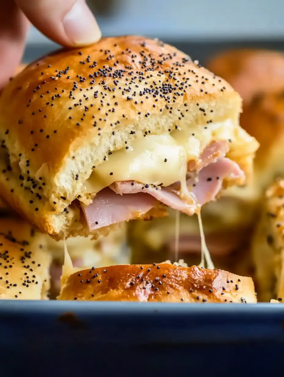 Cheesy turkey sliders