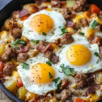 Simple Loaded Breakfast Skillet