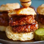 Hot Honey Chicken Biscuits