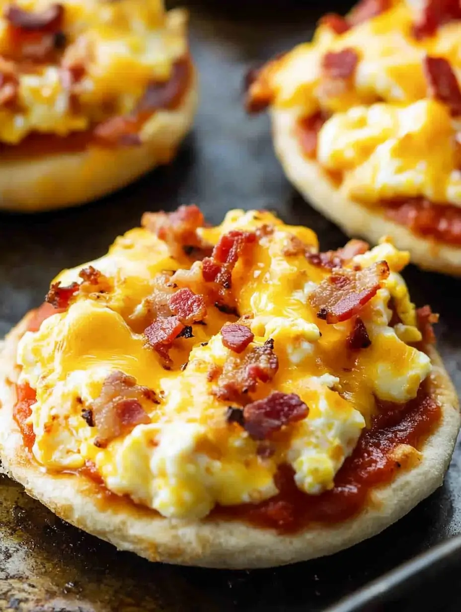 English Muffin Breakfast Pizzas