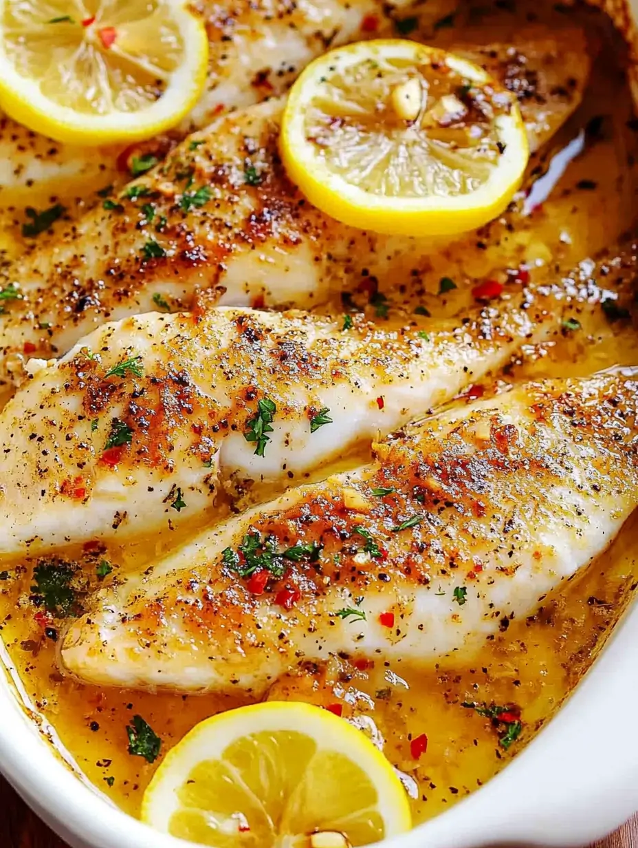 Garlic Butter Baked Tilapia