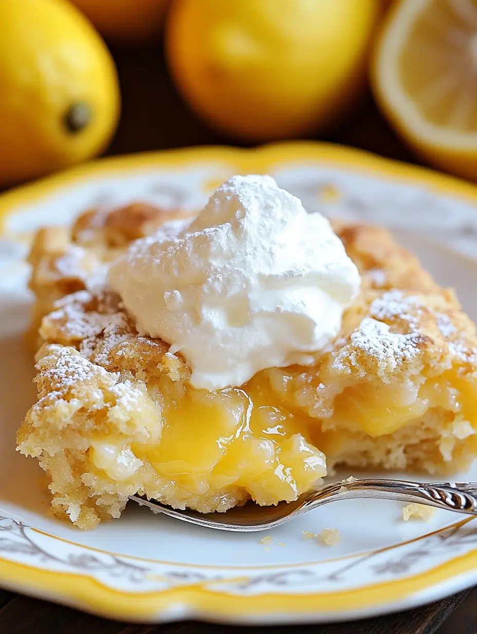 Magic Lemon Cobbler