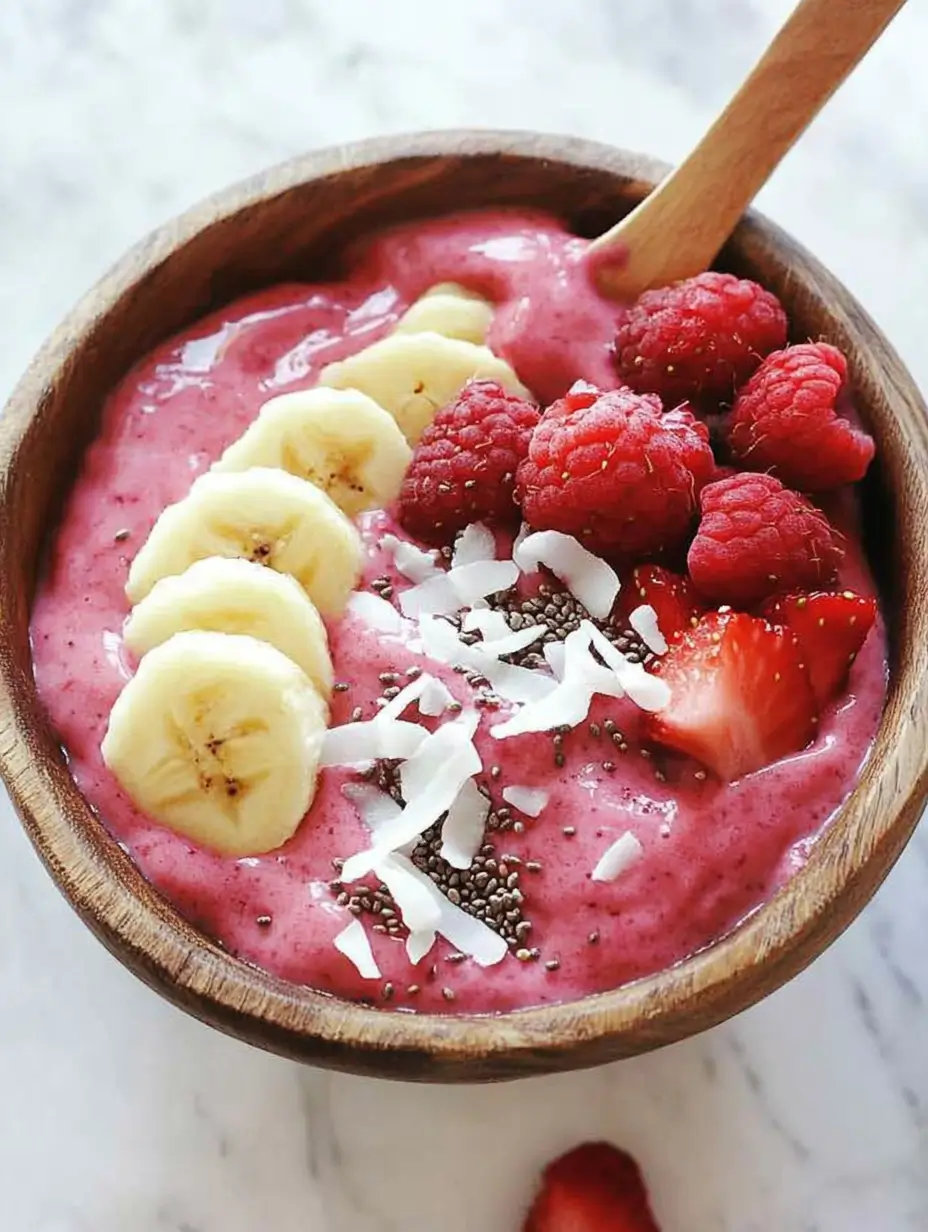 Strawberry Banana Smoothie Bowl