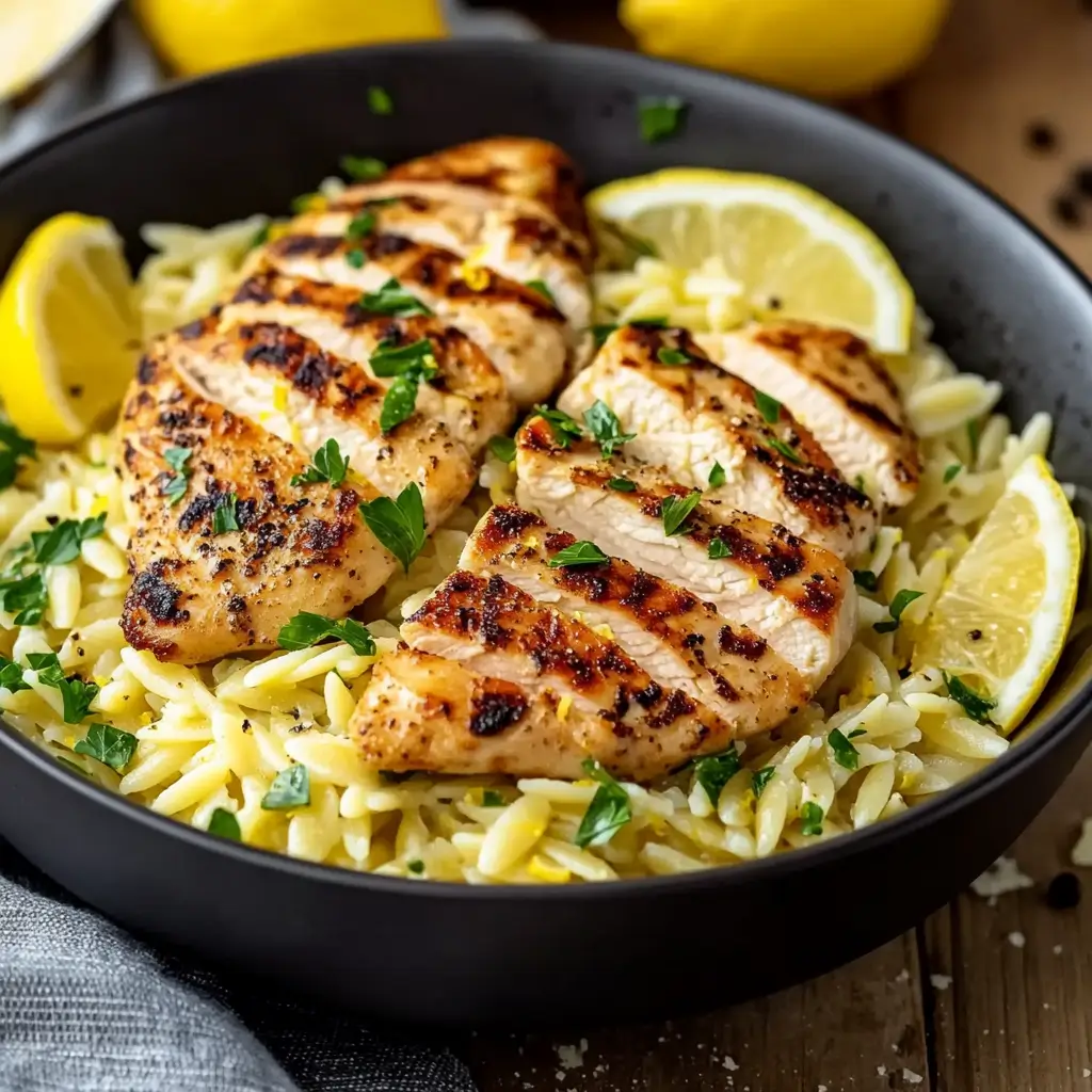 Lemon Chicken Orzo Recipe