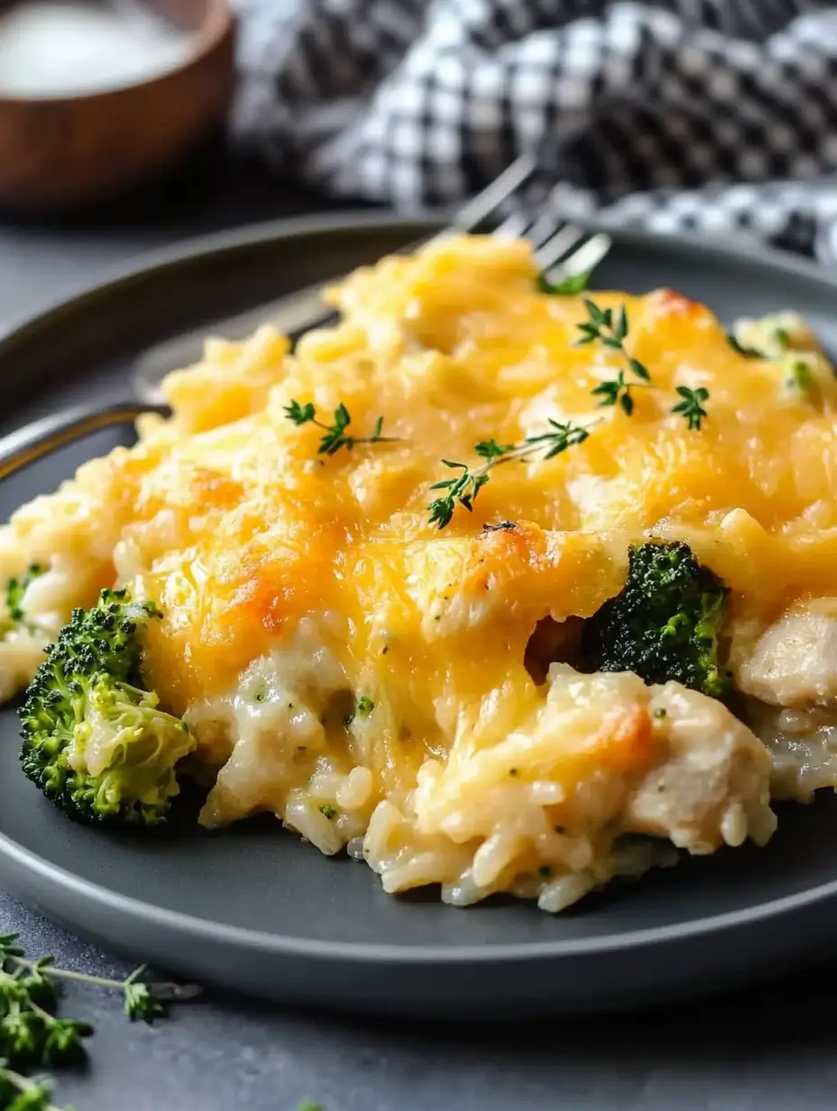 Cheesy Broccoli Chicken Casserole