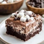 Hot Cocoa Poke Cake