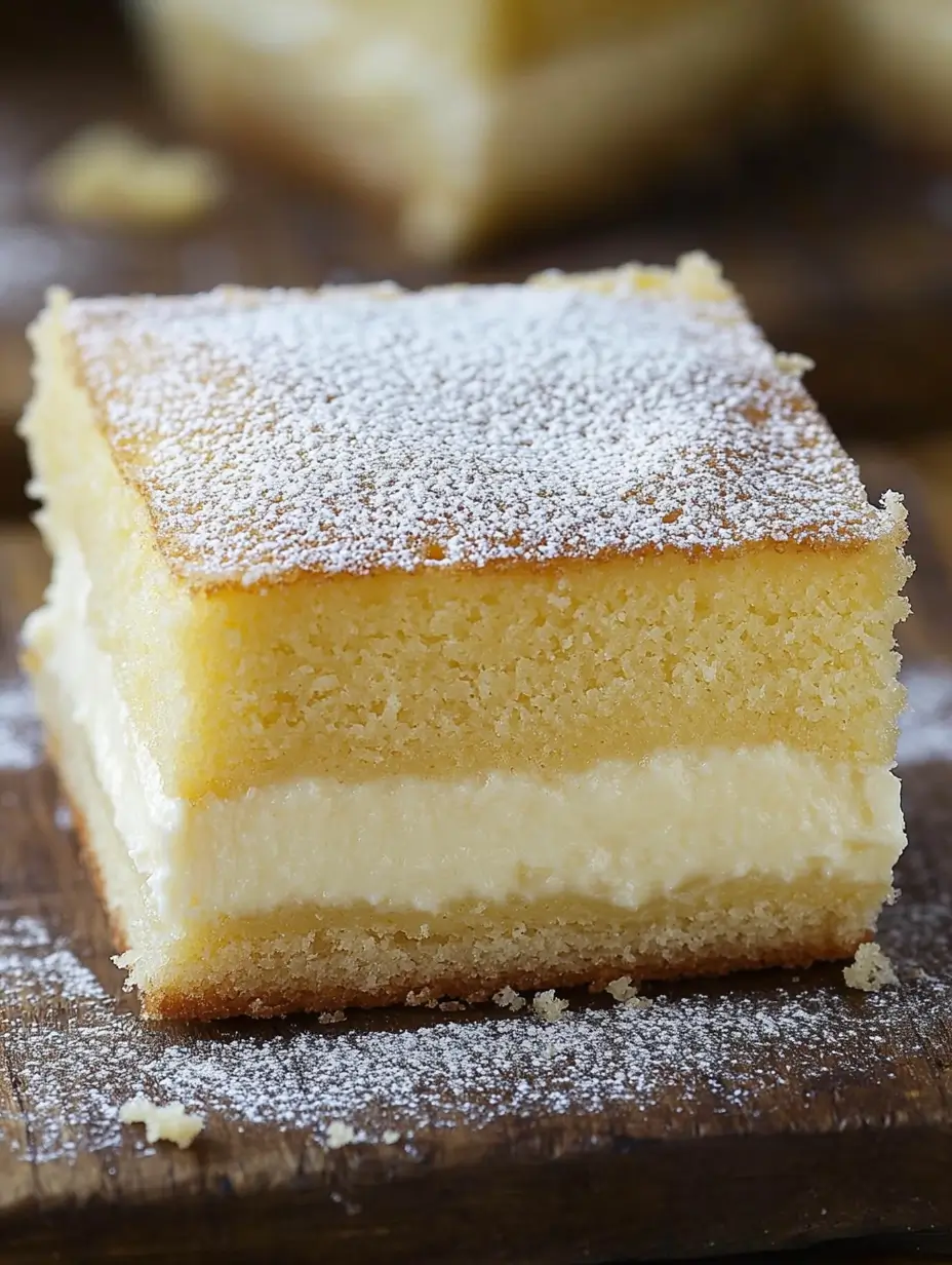 Vanilla Magic Custard Cake