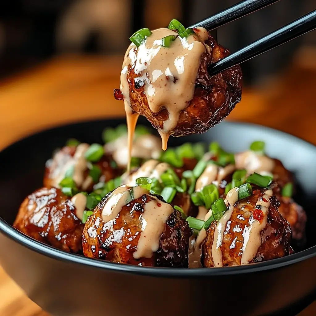 Korean BBQ Meatballs