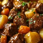 Slow Cooker Garlic Beef