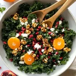 Winter Kale Pomegranate Salad