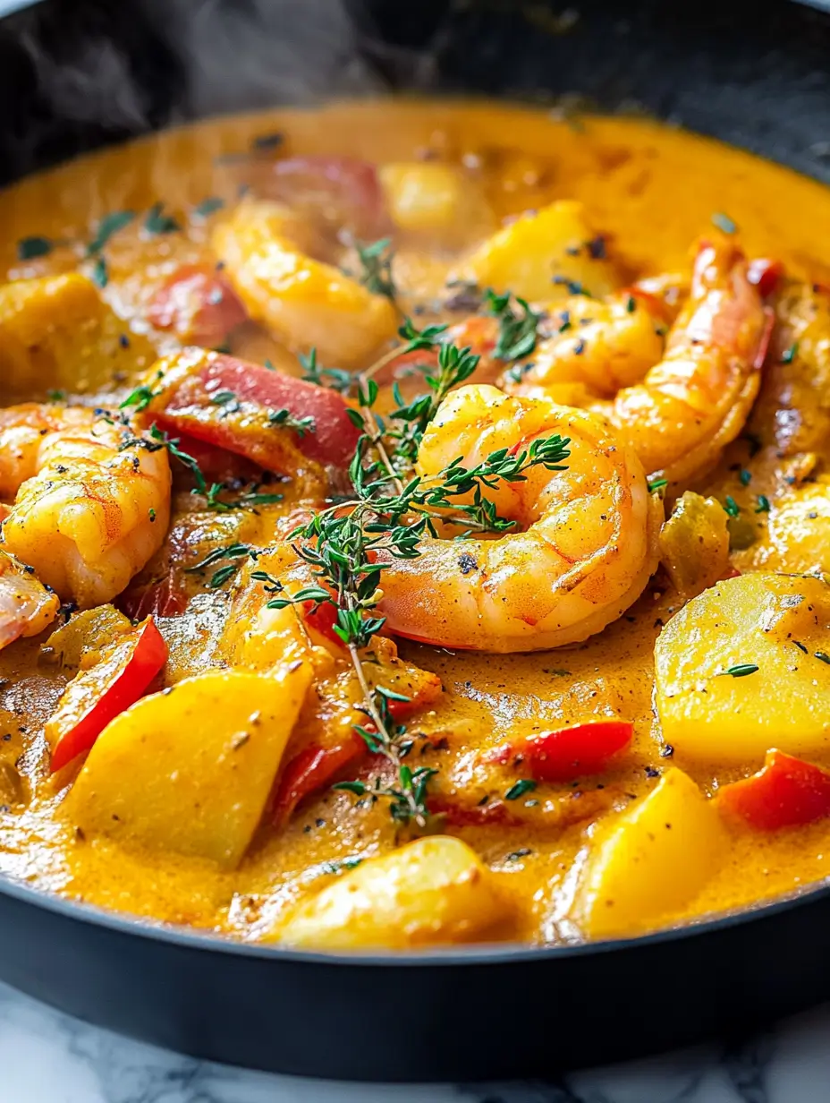 Creamy Coconut Curry Shrimp