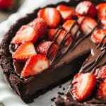 Chocolate Covered Strawberry Tart