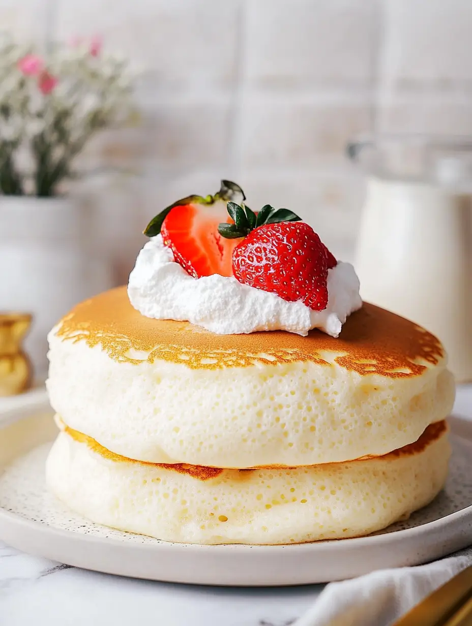 Fluffy Japanese soufflé pancakes